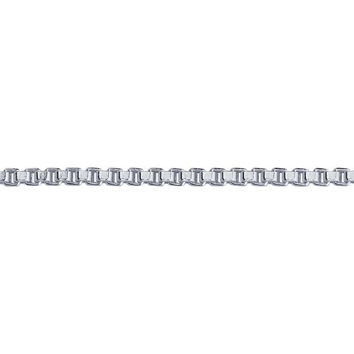 Catena a scatola veneziana in argento sterling 1,5 mm