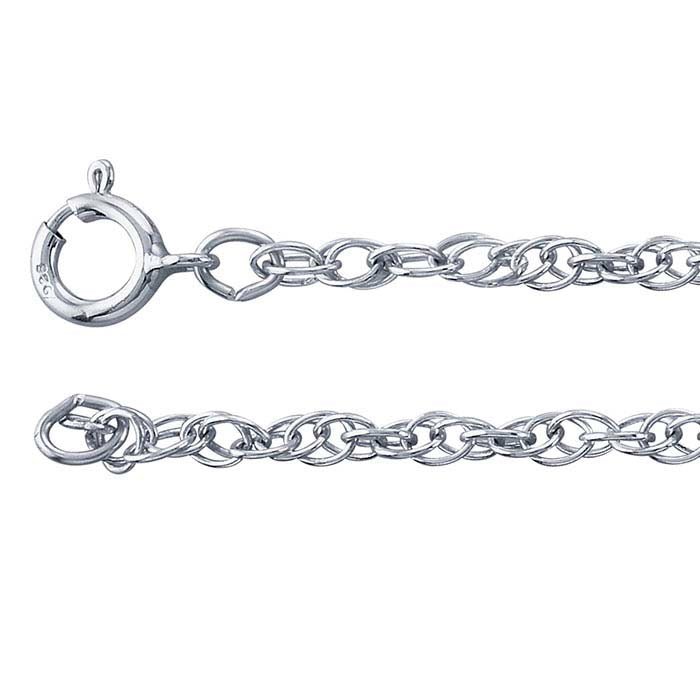 Sterling Silver 2,1 mm Dubbelrepkedja