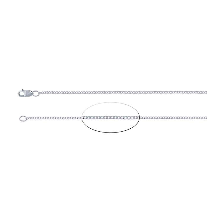 Catena Curb in Argento Sterling 1,4 mm