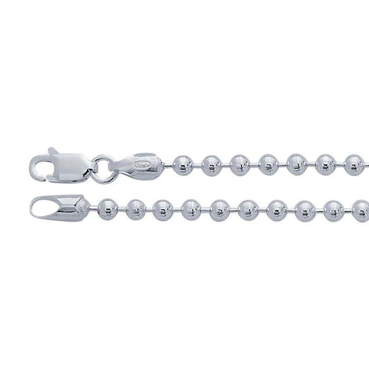 Sterling Silver 3mm Bead Chain