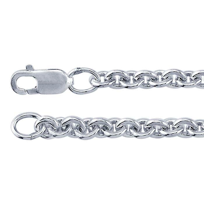 Sterling Silver Round Cable Chain