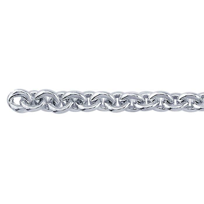 Sterling Silver Round Cable Chain