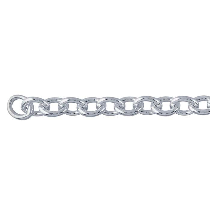 Sterling Silver Oval Cable Chain