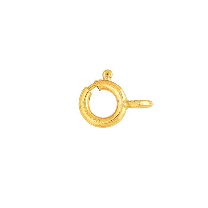 14/20 Yellow Gold-Filled 10.6 x 7mm Spring Ring Clasp