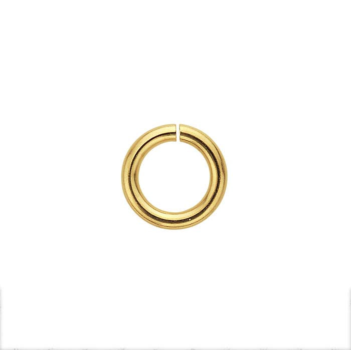 14/20 Gult Guld-Fyllt 3,2 mm Rund Hoppring