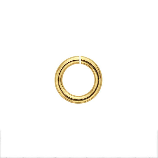 14/20 Gult Guld-Fyllt 3,2 mm Rund Hoppring