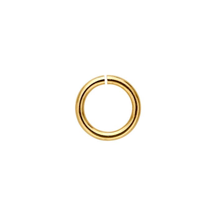 Anello di giunzione tondo 4mm in oro giallo 14/20 gold-filled
