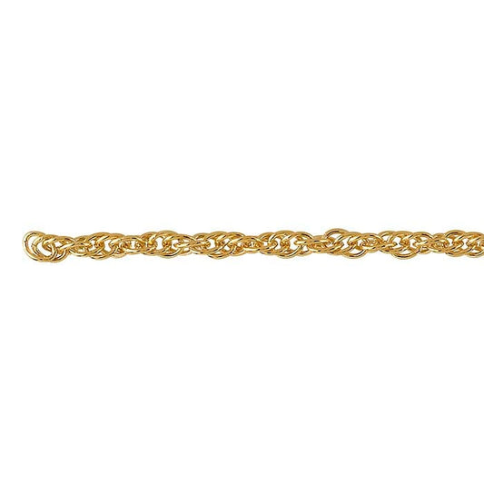 14/20 Yellow Gold-Filled Double-Rope Chain