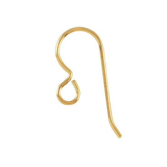 14/20 Yellow Gold-Filled Ear Wire with Loop