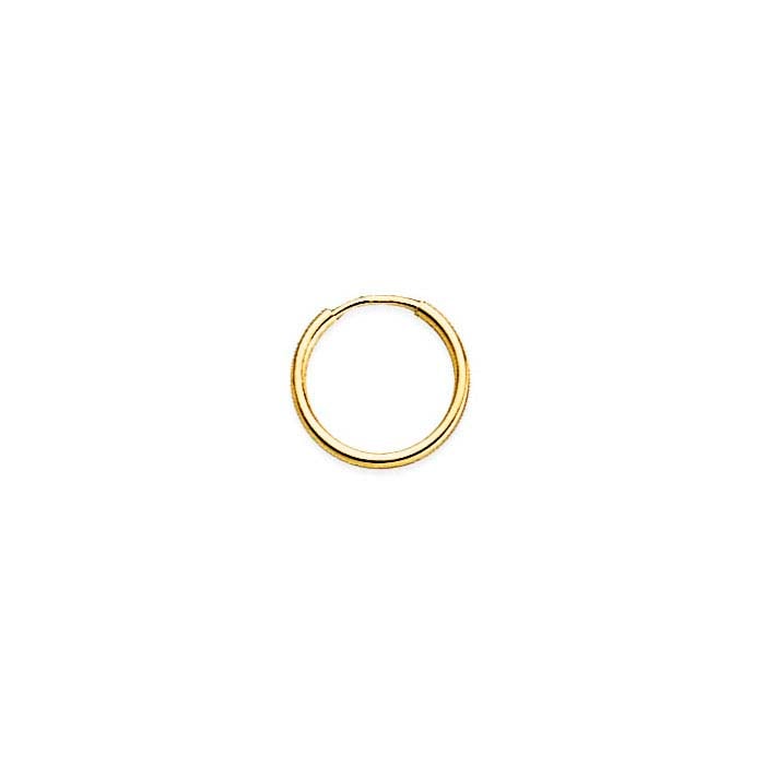 14/20 Yellow Gold-Filled 1.3mm Endless Hoop Earring