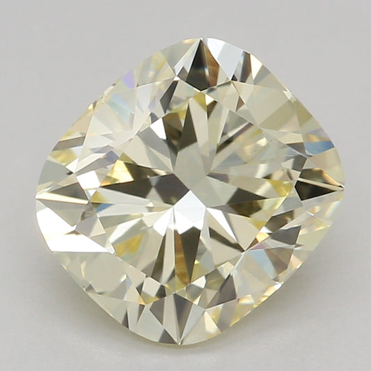 Lab-Grown Diamond 1.59ct, Cushion, Yellow, VS1