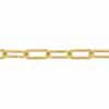 14/20 Yellow Gold-Filled Flat Drawn Oval Cable Chain
