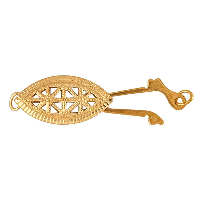 Marquise Filigree Safety Clasp