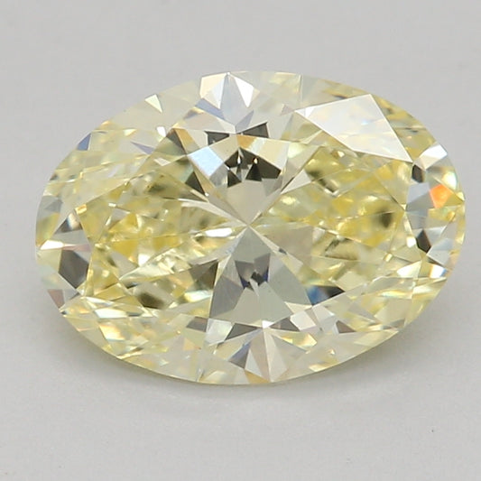 Lab-Grown Diamond 1.09ct, Oval, Yellow, VS1