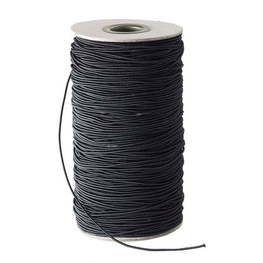 Musta joustava 1,14 mm nyöri, 174 metriä