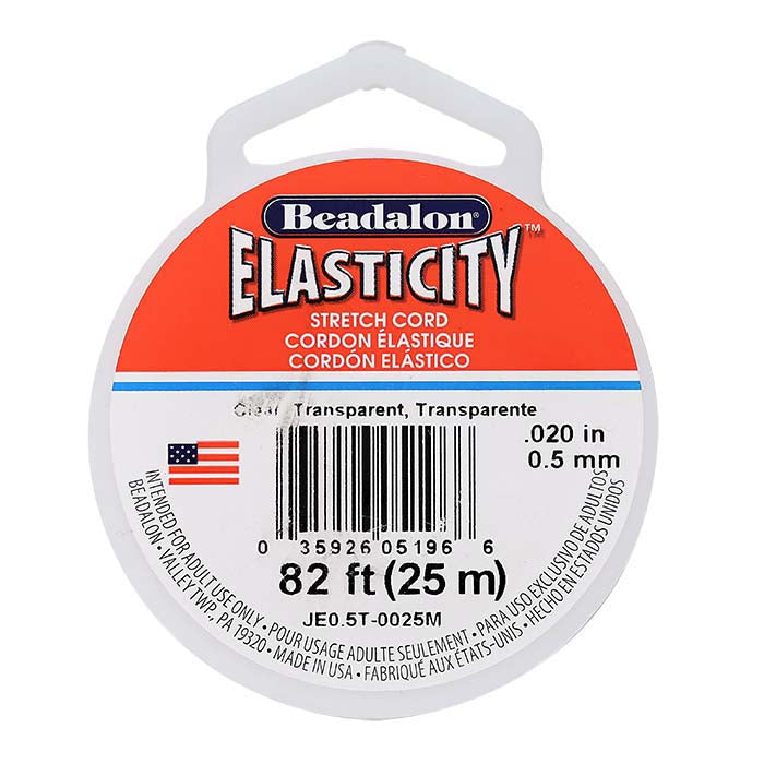 Beadalon® Elasticity™ Clear Stretch Cord