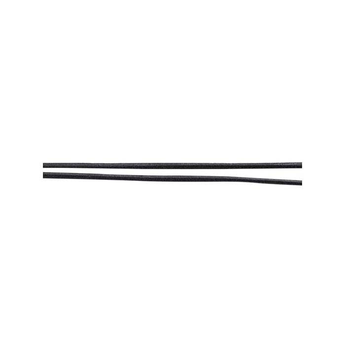 Black Greek Leather 1.5mm Round Cord, 100 meters