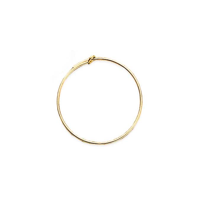 0.71mm Beading Hoop Earring