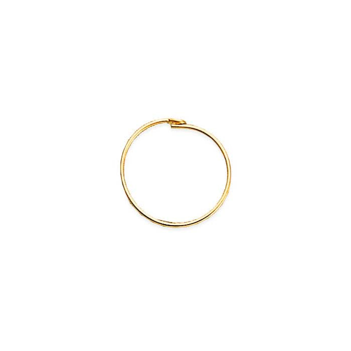 0.71mm Beading Hoop Earring