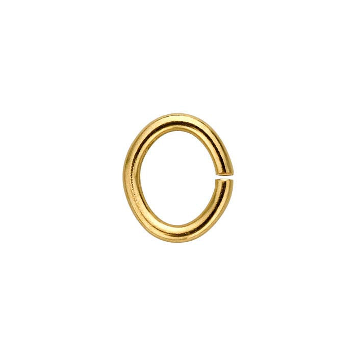 14/20 Yellow Gold-Filled 3.8 x 3mm Oval Jump Ring