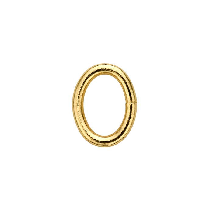 14/20 Yellow Gold-Filled 6.8 x 4.7mm Oval Jump Ring