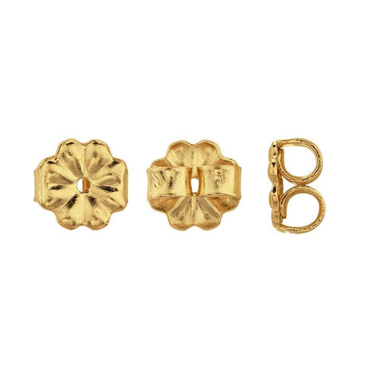 14/20 Yellow Gold-Filled 5mm dia. Heavyweight Friction Ear Nut