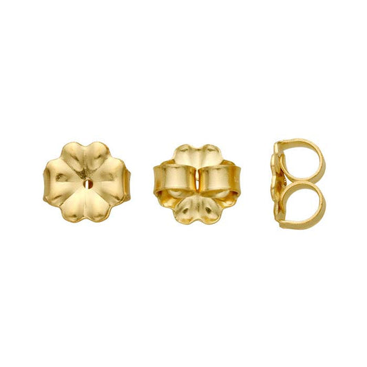 14/20 Yellow Gold-Filled 7mm Heavyweight Friction Ear Nut