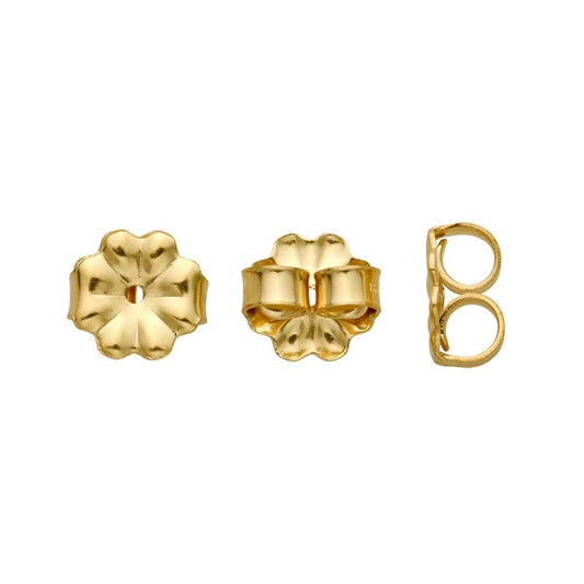 14/20 Yellow Gold-Filled 7mm dia. Heavyweight Friction Ear Nut