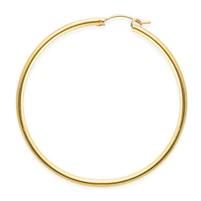 Filled Hoop Earring