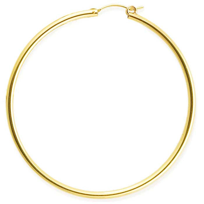 Filled Hoop Earring