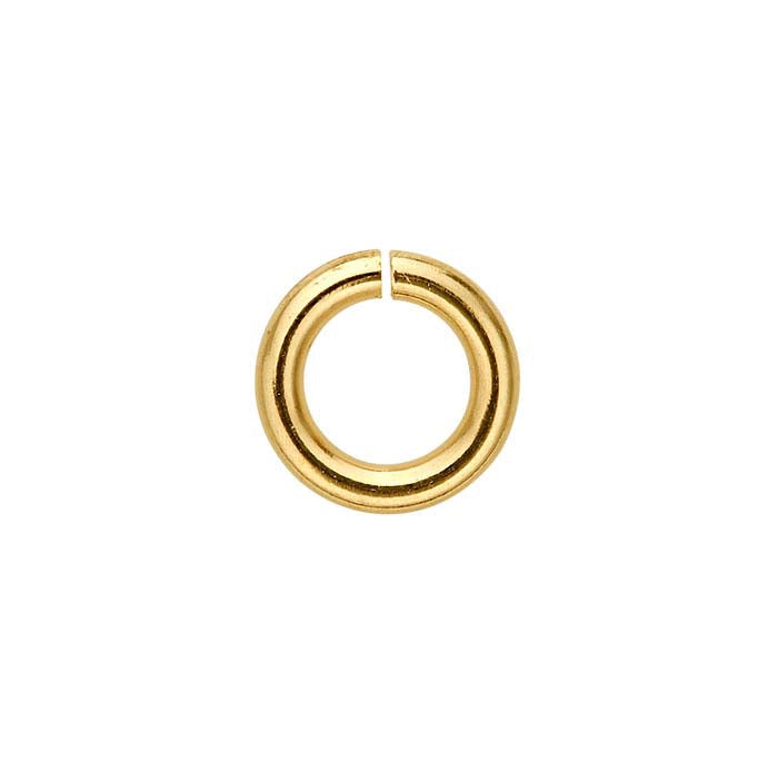 14/20 Gult Guld-Fyllt 3,2 mm Rund Hoppring