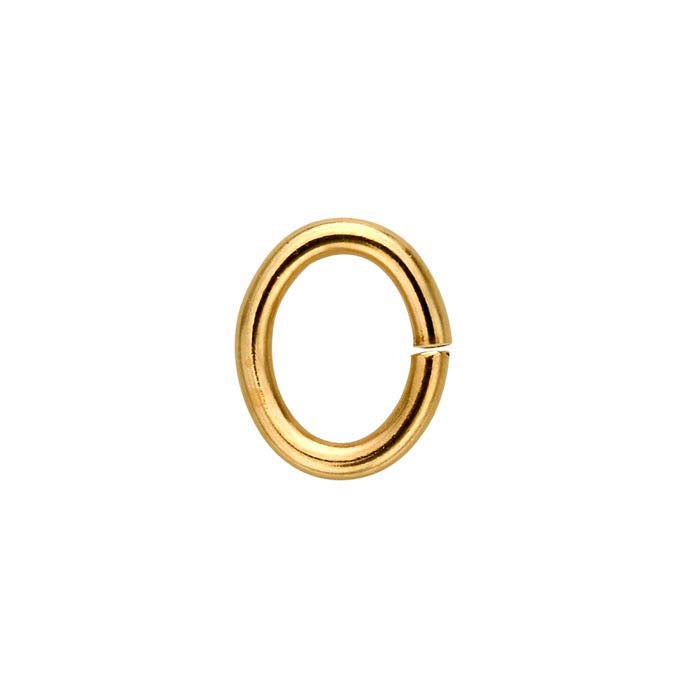 14/20 Yellow Gold-Filled 3.6 x 2.7mm Oval Jump Ring