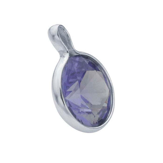 Sterling Silver Round Wrap-Tite Component Mounting