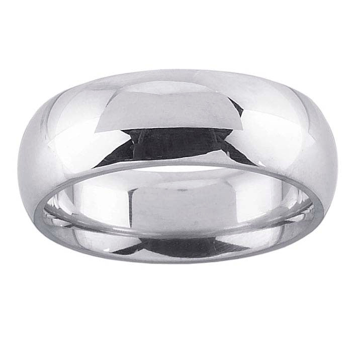 Nordt Sterling Silver Comfort Fit Wedding Band