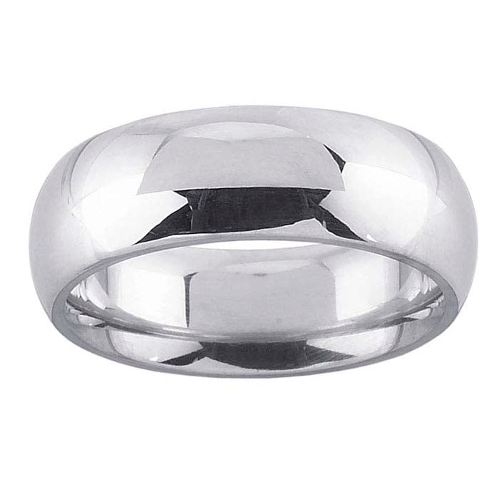 Nordt Sterling Silver Comfort Fit Wedding Band