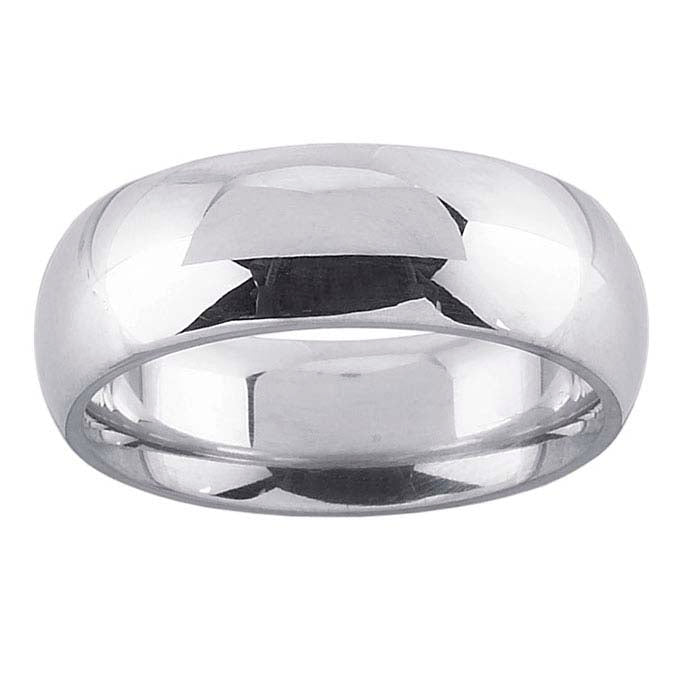 Nordt Sterling Silver Comfort Fit Wedding Band