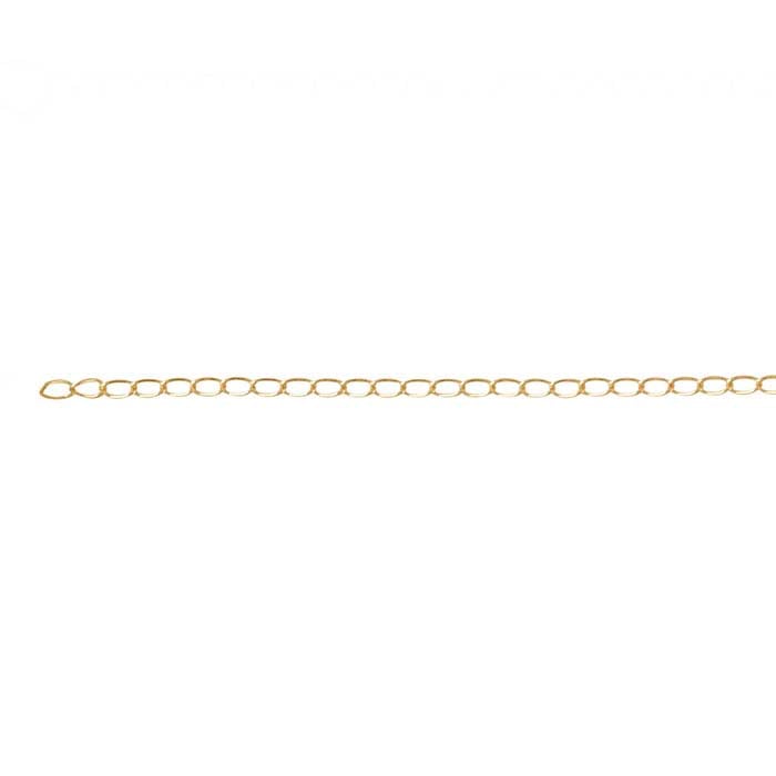 14K Yellow Gold Curb Chain