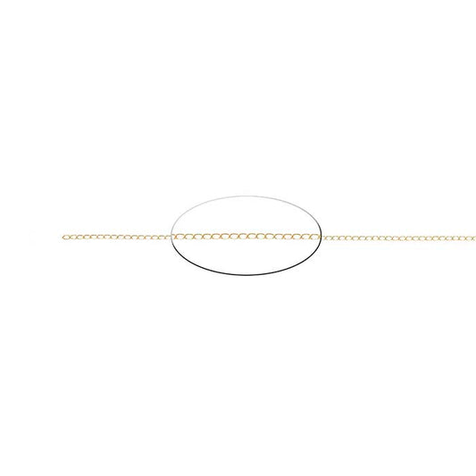 14K Yellow Gold Curb Chain