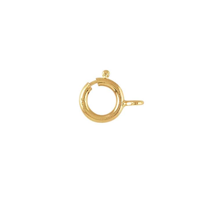 Gold Spring Ring Clasp