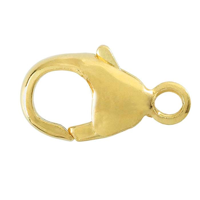Teardrop Lobster Clasp with Closed Ring