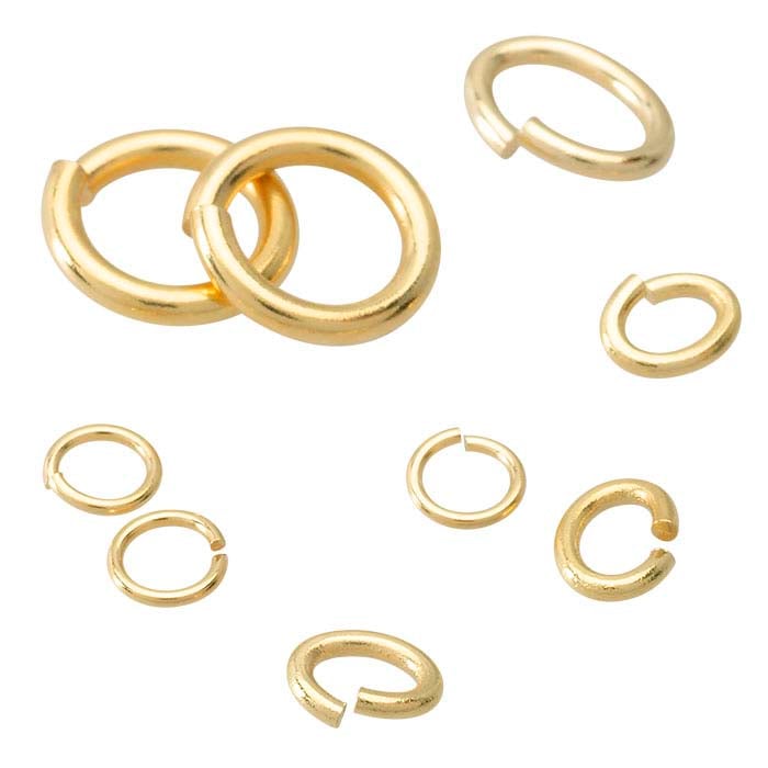 14K Yellow Gold Jump Ring Assortment