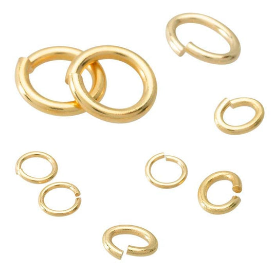 14K Yellow Gold Jump Ring Assortment