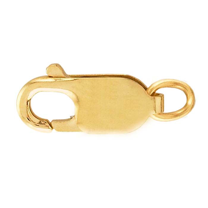 Oval Lobster Clasp with Open Ring