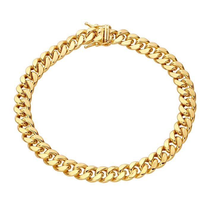 14K Yellow Gold 10.7mm Miami Cuban Bracelet