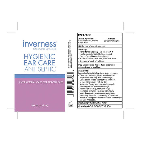Inverness® Ear-Piercing After-Care Antiseptic, 0.11 kg.