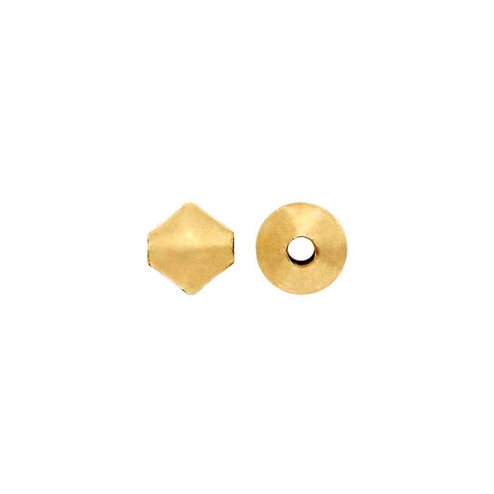 Perla Bi-Conica 3,3mm in Oro Giallo 14/20 Gold-Filled