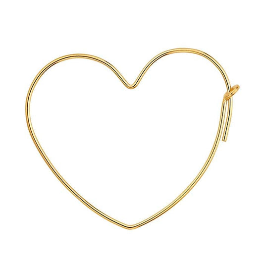 Heart Hoop Earring