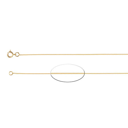 14K Yellow Gold Venetian Box Chain