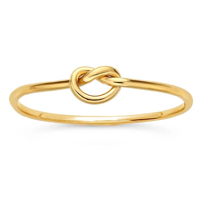 14/20 Yellow Gold-Filled Love-Knot Ring