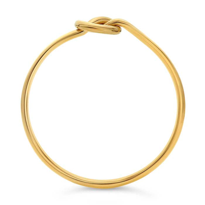 14/20 Yellow Gold-Filled Love-Knot Ring